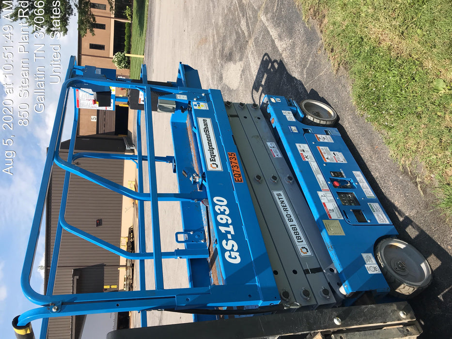 2020 Genie GS-1930 Fixed rails with chain entry gate - Pre A92.20