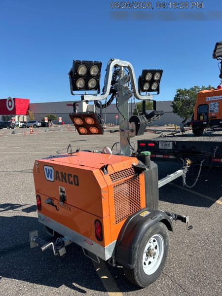 2024 Wanco WLTT-4MM4K Diesel, Deep Sea Controller, Shore Power Plug, Auto Start, (4) 350W LED Floodlights, 4kW Generator, 60 Gal Fuel Tank, 2" Ball, T3