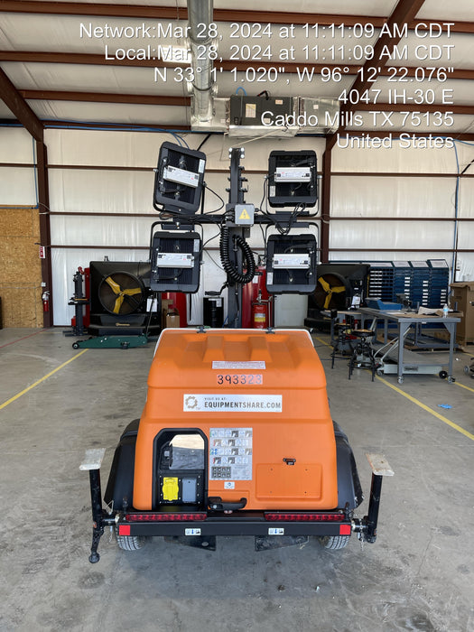 2024 Generac MLT2 Diesel, Flex Switch 120V Input, Powerzone Controller, 
(4) 320W LED Lights, 4kW Generator, 39.9 Gal Fuel Tank, 2" Ball, T3