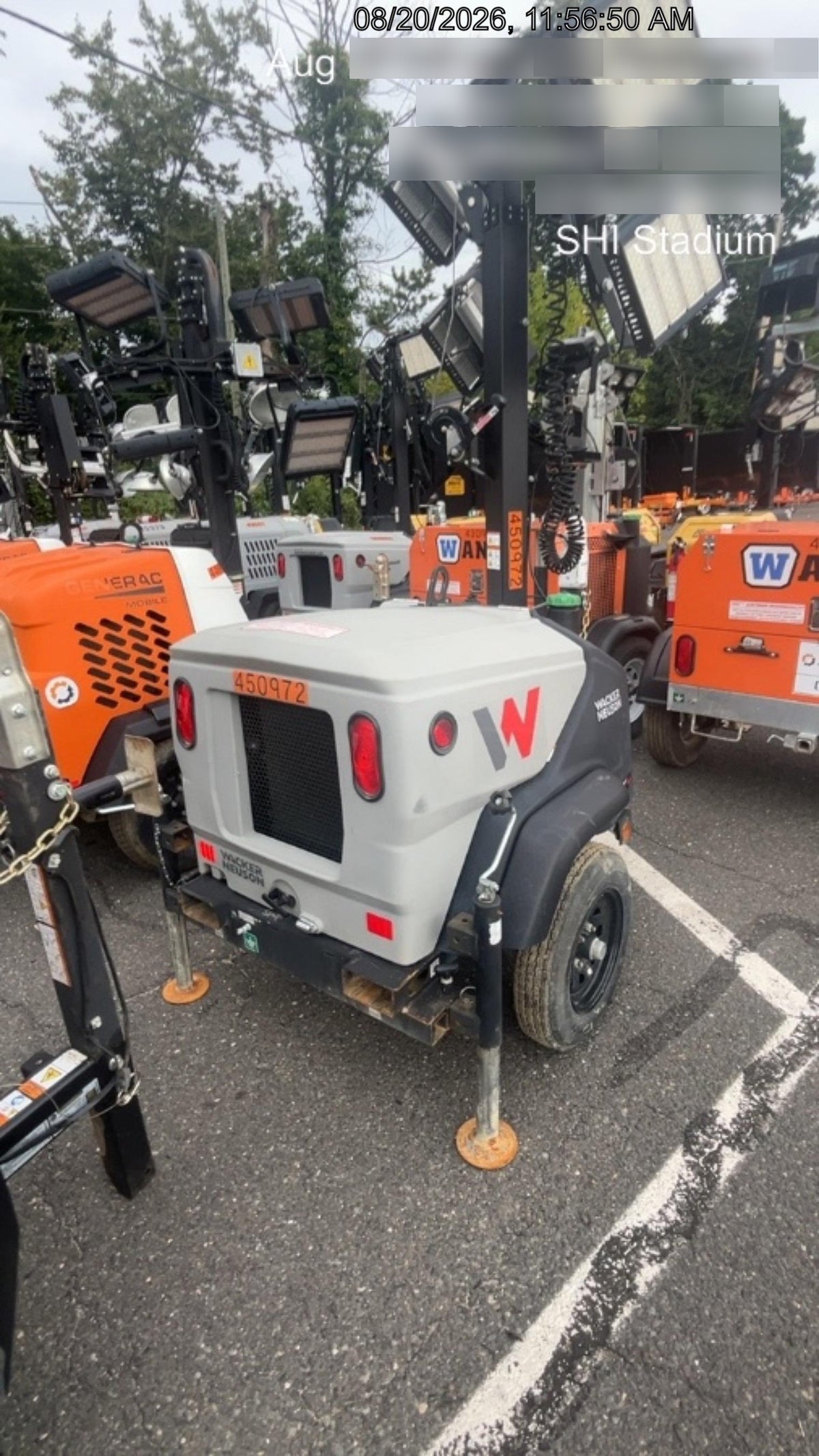2024 Wacker Neuson LTT4 Diesel, Kohler KDW702, Deep Sea Controller, Auto Start, LED 320W, Bypass Outlet, T3