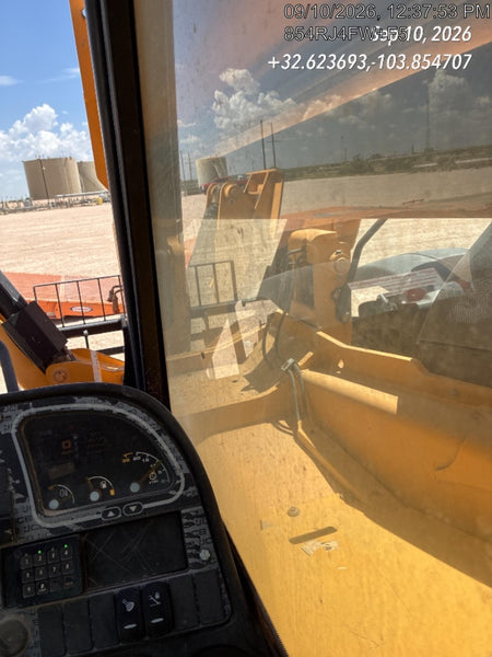 2019 JCB 510-56 Open ROPS, 74 HP, Solid Tires, Worklights, Beacon, Aux Hydraulics, Lifting Eye 72" Carriage/60" Forks
