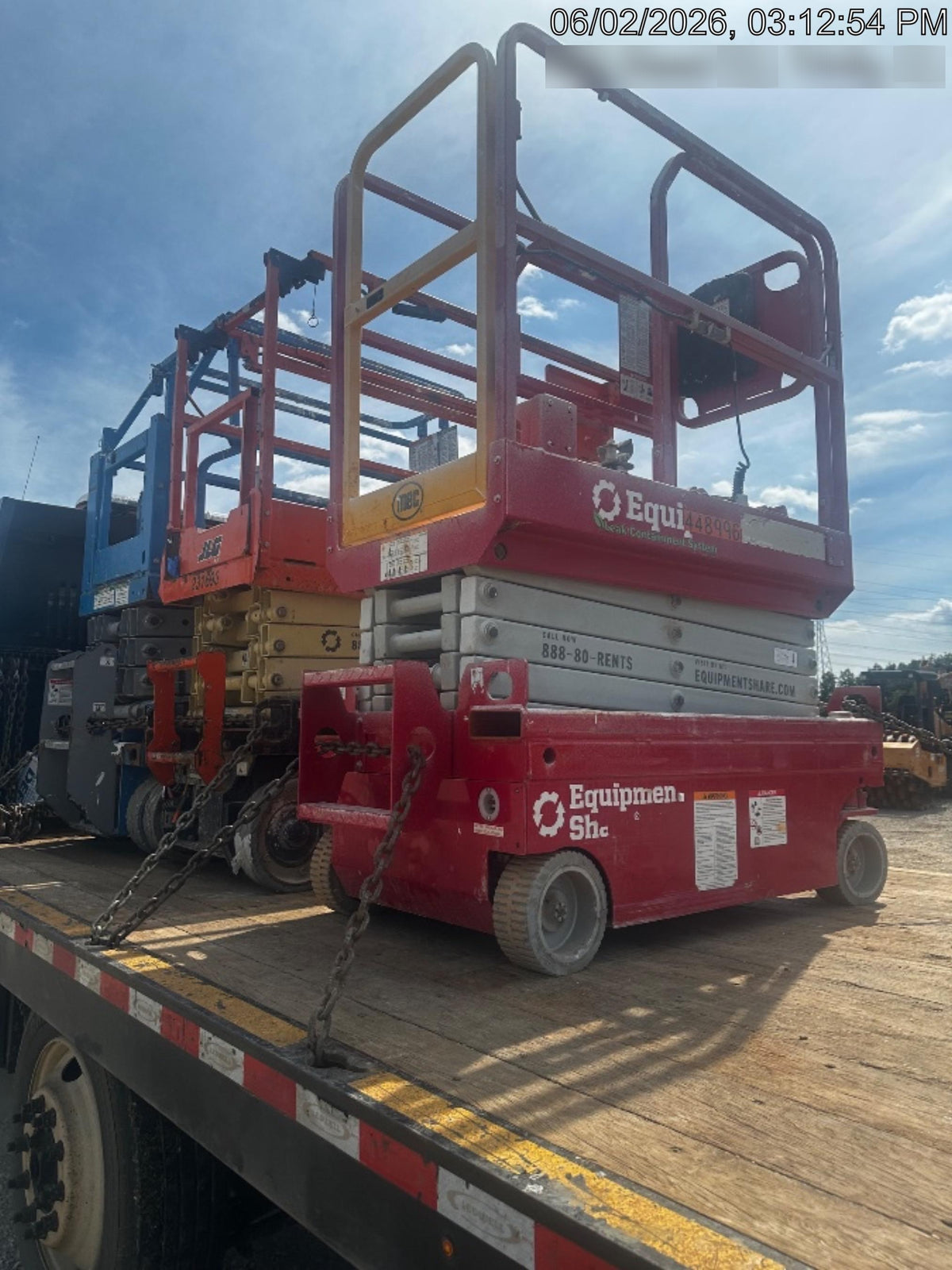 2020 Genie GS-1930 Solid Non Marking Tires, Beacon, Folding rails with half height swing gate