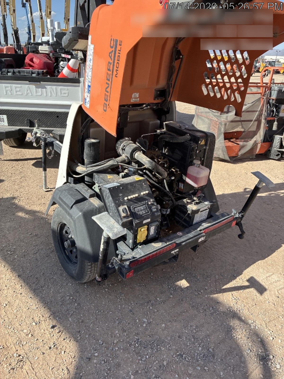 2024 Generac MLT2 Diesel, Flex Switch 120V Input, Powerzone Controller, 
(4) 320W LED Lights, 4kW Generator, 39.9 Gal Fuel Tank, 2" Ball, T3