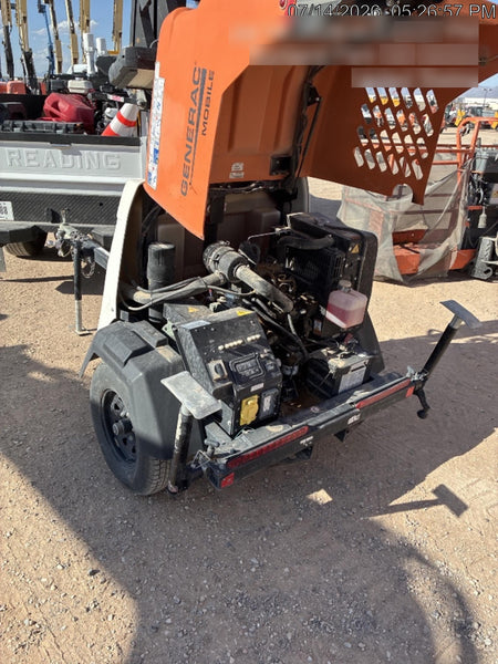 2024 Generac MLT2 Diesel, Flex Switch 120V Input, Powerzone Controller, 
(4) 320W LED Lights, 4kW Generator, 39.9 Gal Fuel Tank, 2" Ball, T3