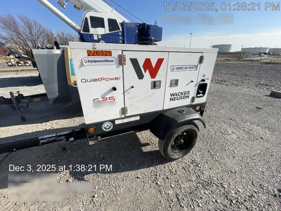 2022 WACKER NEUSON G25