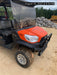 2020 Kubota RTV-X1140WL-H 4 seat diesel cart, plastic canopy, HD tires, steel wheels, tinted windshield, strobe light, and backup alarm
