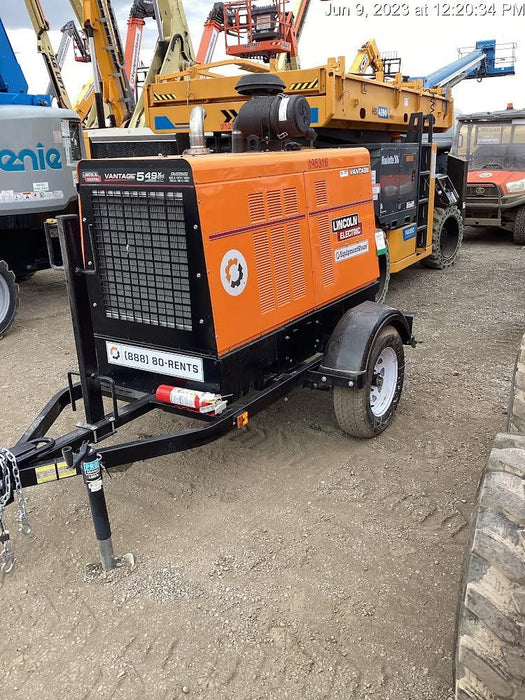 2021 Lincoln Electric Vantage 549X Ready Pak 3, ORANGE (includes trailer, cable rack, fender light kit)