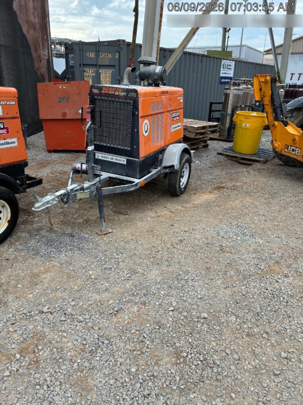 2022 Lincoln Electric Vantage 549X Crosslink Technology, Trailer Mounted, ES Decals, T3