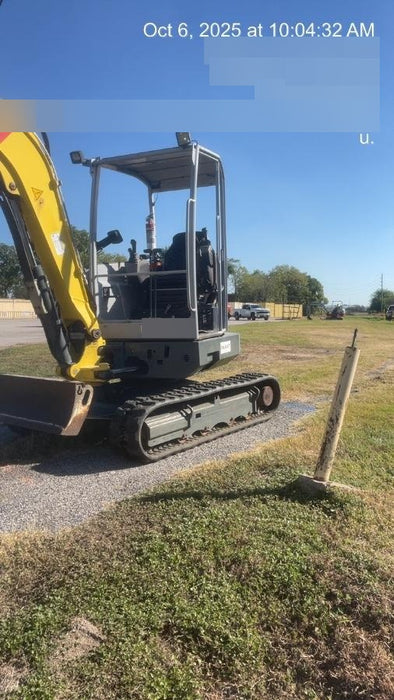 2020 Wacker Neuson EZ36 MX,TRK,LONG,CANOPY w/QC Coupler, 12"/18"/24" HD Buckets