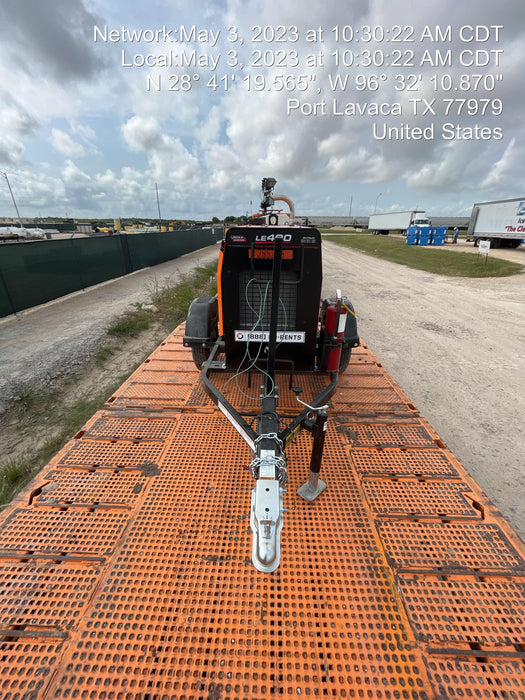 2022 Lincoln Electric LE400 Kubota V1505, Trlr, Cable Rack, Light Kit, ES Decals, T3