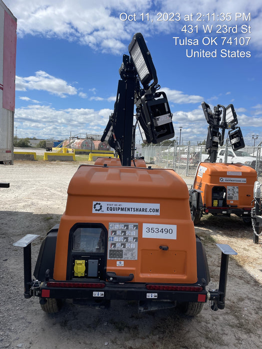 2023 Generac MLT2 Diesel, Flex Switch 120V Input, Powerzone Controller, (4) 320W LED Lights, 4kW Generator, 39.9 Gal Fuel Tank, 2" Ball, T3