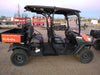 2021 Kubota RTV-X1140W-H Plastic Canopy, Windshield Acrylic Clear, LED Strobe Light, Wire Harness Kit, Back up Alarm