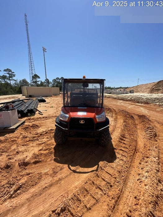 2021 Kubota RTV-X1140W-H Plastic Canopy, Windshield Acrylic Clear, LED Strobe Light, Wire Harness Kit, Back up Alarm