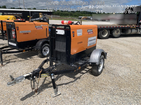 2022 Lincoln Electric LE400 Kubota V1505, Trlr, Cable Rack, Light Kit, ES Decals, T3