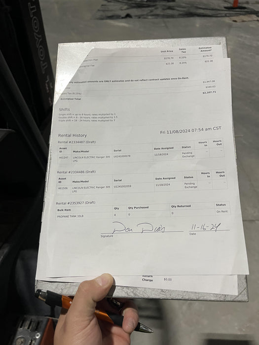 2024 LINCOLN ELECTRIC Ranger 305 LPG