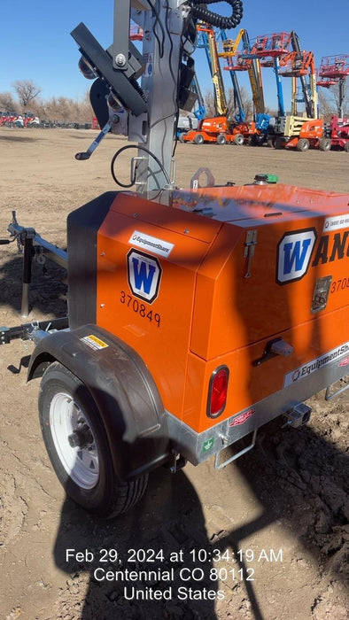 2023 Wanco WLTT-4MM4K Diesel, Deep Sea Controller, Shore Power Plug, Auto Start, (4) 350W LED Floodlights, 4kW Generator, 60 Gal Fuel Tank, 2" Ball, T3