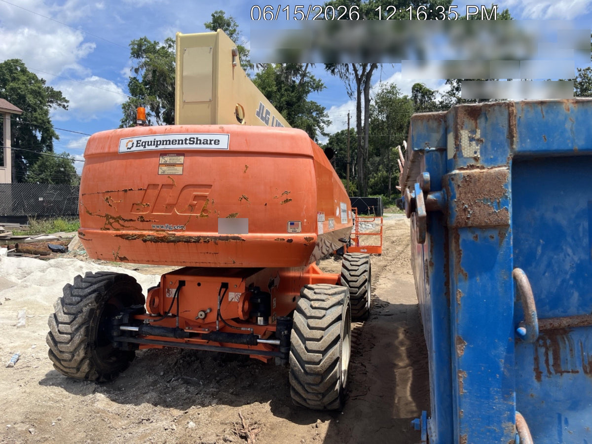 2020 JLG 860SJ Deutz Diesel Engine, FF Tires, Rotating Beacon, Panel Cradle Package