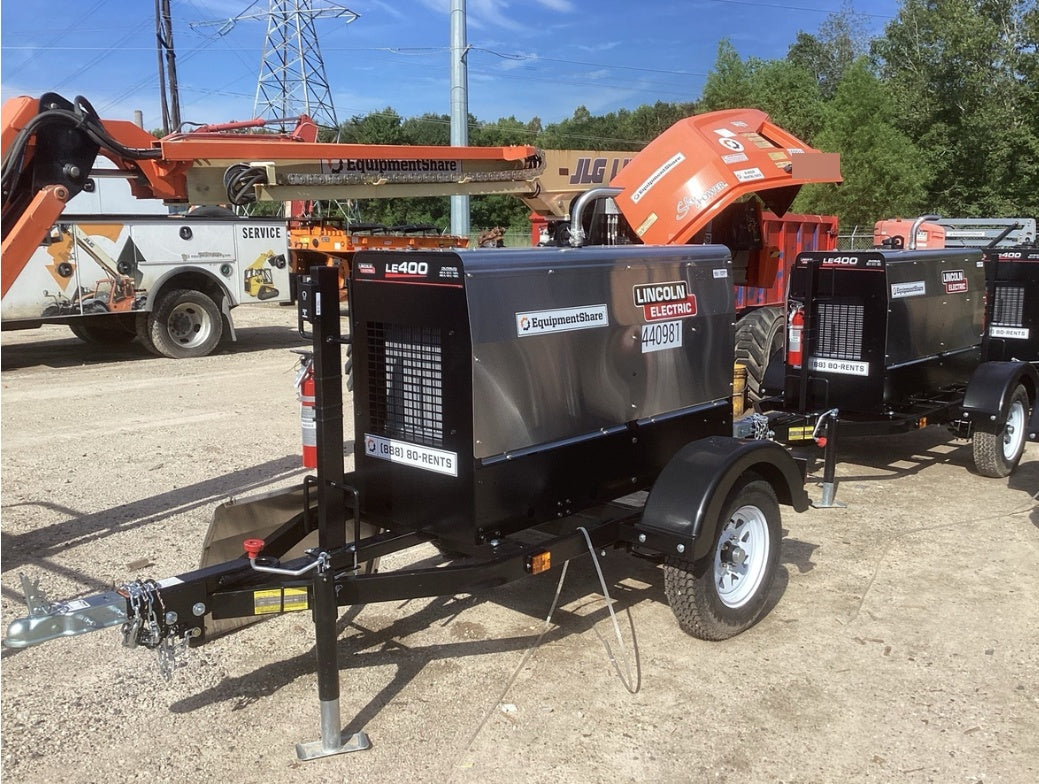2024 Lincoln Electric LE400 Kubota V1505, Trlr, Cable Rack, Light Kit, ES Decals, T3