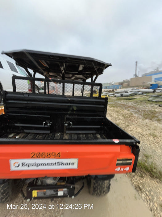 2022 Kubota RTV-X1140W-H Plastic Canopy, Windshield Acrylic Clear, LED Strobe Light, Wire Harness Kit, Back up Alarm