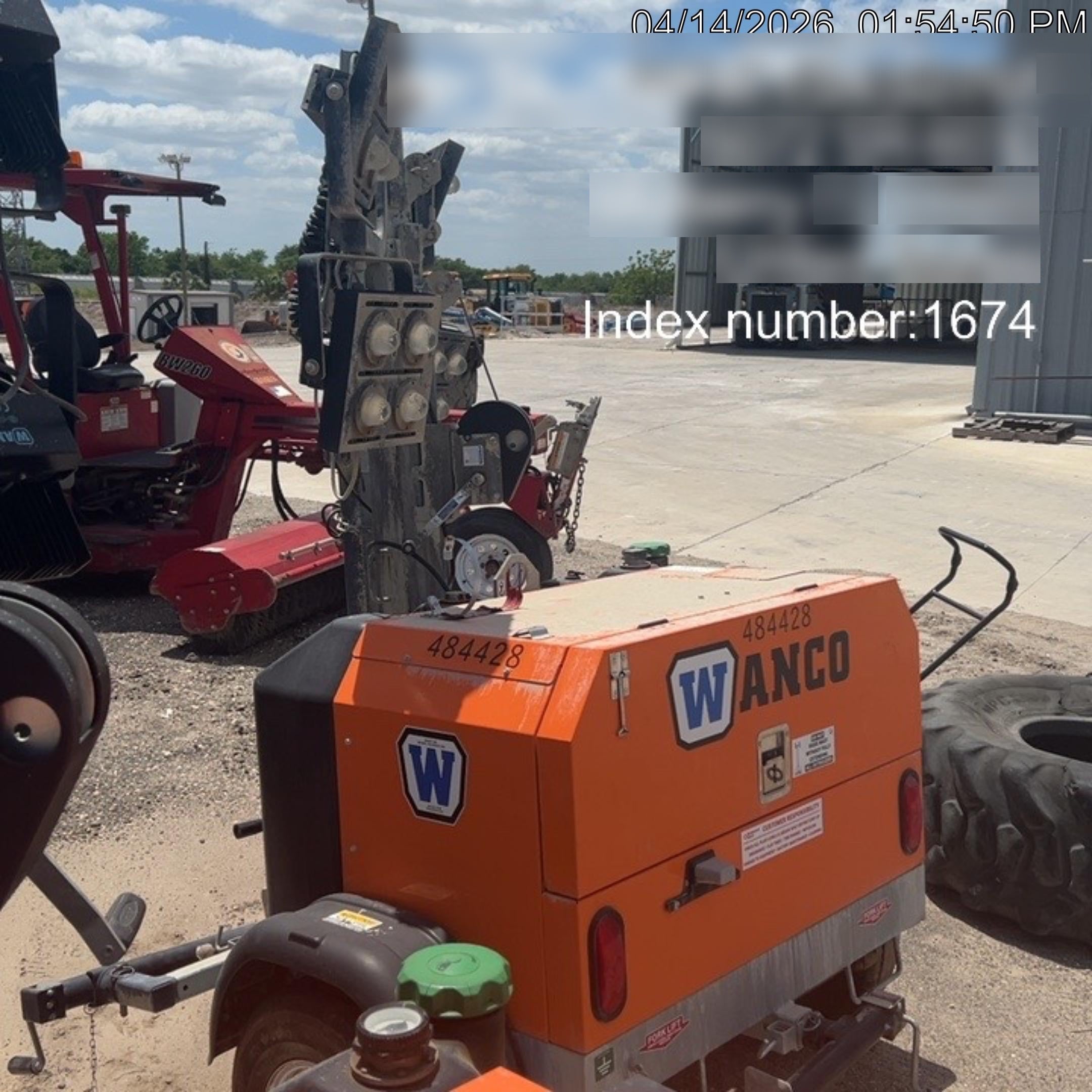 2024 Wanco WLTT-4MM4K Diesel, Mitsubishi L2E, 9.0HP @1800 rpm, Deep Sea Controller, Shore Power Plug, Auto Start, (4) 350W LED Floodlights, 4kW Generator, 60 Gal Fuel Tank, 2" Ball, T3