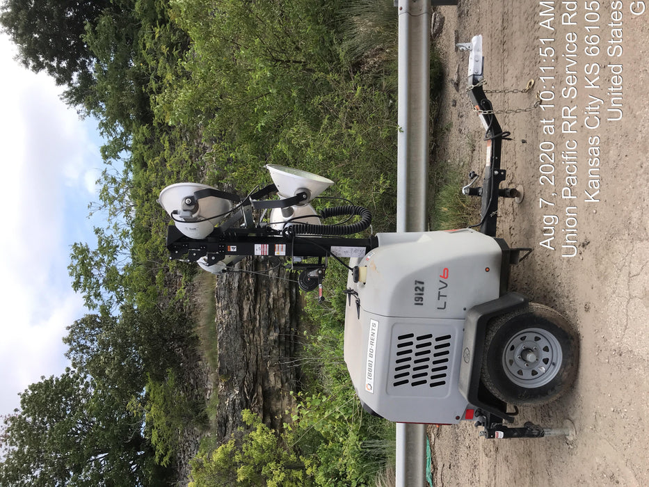2018 Wacker Neuson LTV6L-MH Wacker Neuson LTV6L Mobile Light Tower w/Fuel Level Sensor Installed