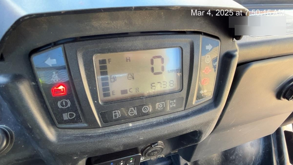 2022 Kubota RTV-X1140W-H Plastic Canopy, Windshield Acrylic Clear, LED Strobe Light, Wire Harness Kit, Back up Alarm