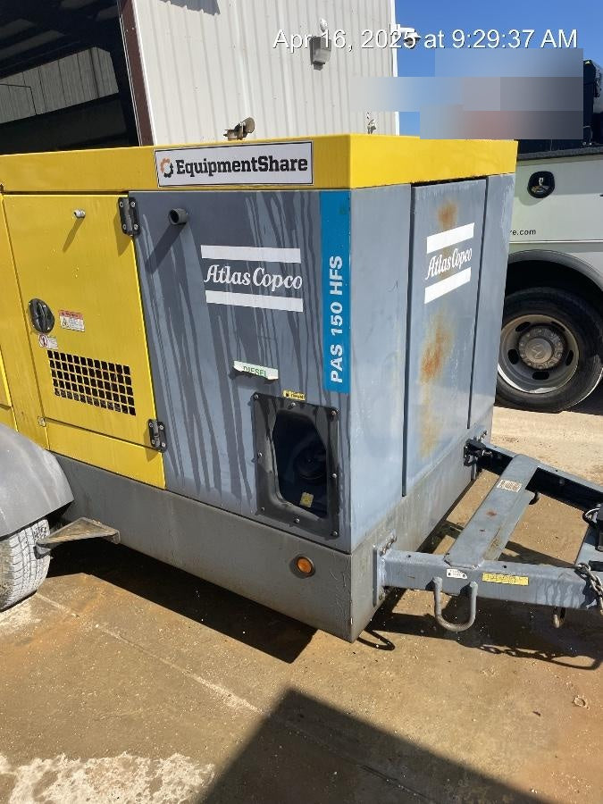 2020 ATLAS COPCO PAS 150 HF CS Enclosed