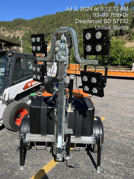 2024 Wanco WLTT-4MM4K Diesel, Deep Sea Controller, Shore Power Plug, Auto Start, (4) 350W LED Floodlights, 4kW Generator, 60 Gal Fuel Tank, 2" Ball, T3