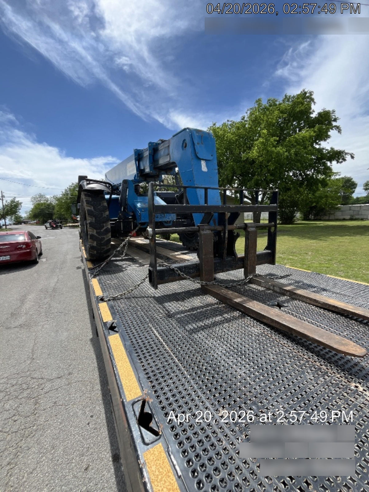 2018 Genie GTH-636 Genie GTH-636 w/Open ROPS, Solid Tires, Work Light/Beacon, 48" Carriage and Forks
