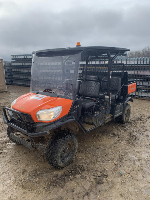 2022 Kubota RTV-X1140W-H Plastic Canopy, Windshield Acrylic Clear, LED Strobe Light, Wire Harness Kit, Back up Alarm