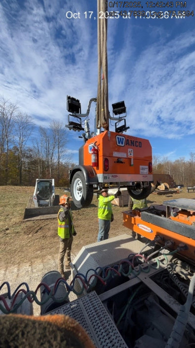 2024 Wanco WLTT-4MM4K Diesel, Deep Sea Controller, Shore Power Plug, Auto Start, (4) 350W LED Floodlights, 4kW Generator, 60 Gal Fuel Tank, 2" Ball, T3