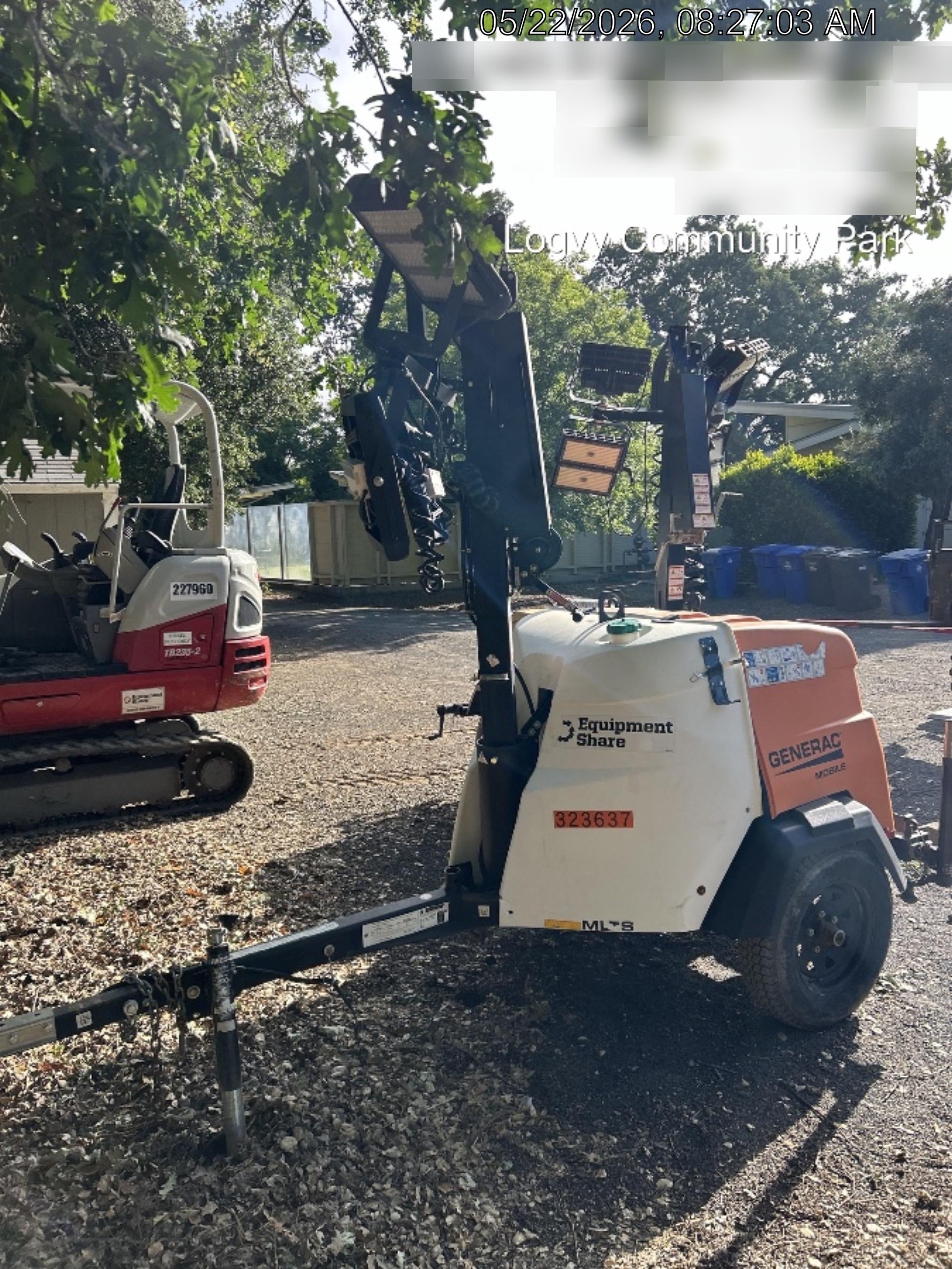 2023 Generac MLT2 Diesel, Flex Switch 120V Input, Powerzone Controller, (4) 320W LED Lights, 4kW Generator, 39.9 Gal Fuel Tank, 2" Ball, T3