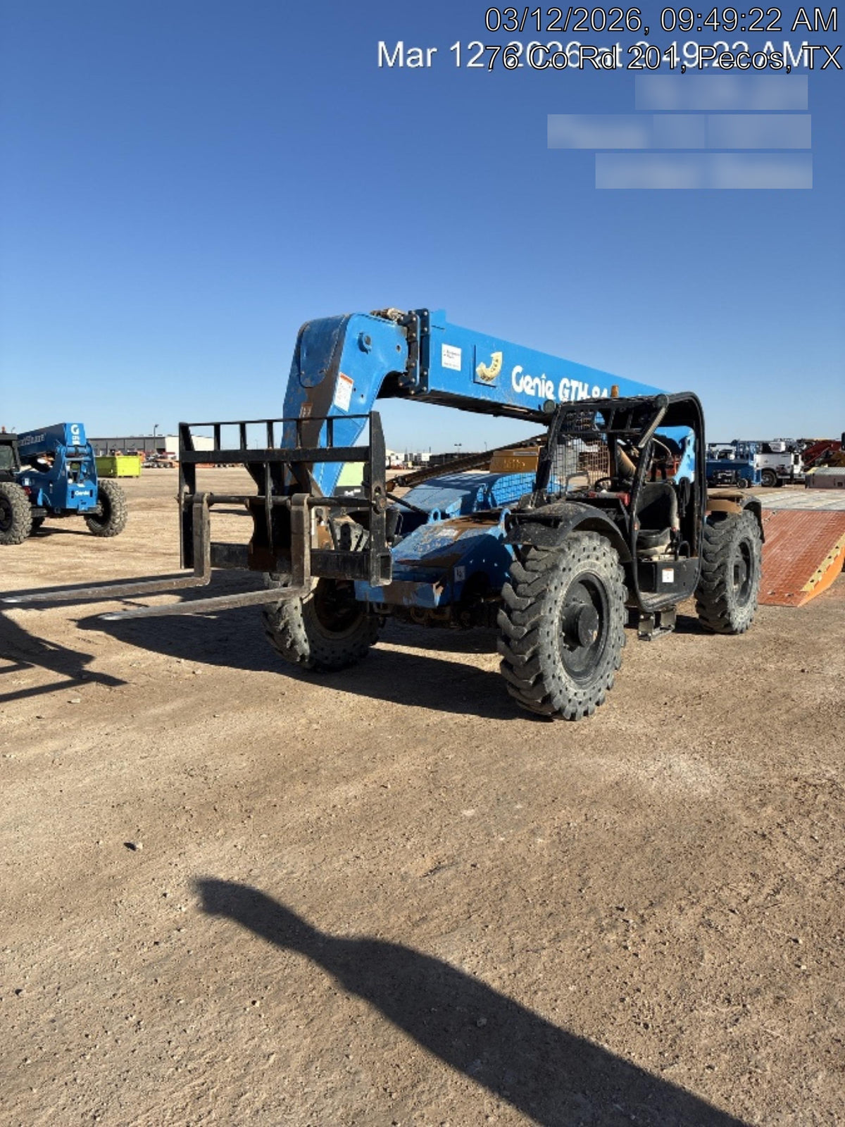 2017 Genie GTH-844 Genie GTH 844, Solid Tires, 60" carriage, Open ROPS - GTH08E-10892