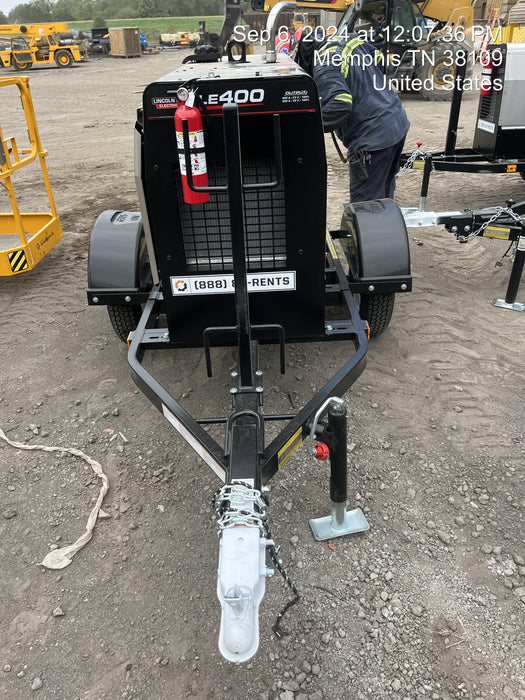 2024 Lincoln Electric LE400 Kubota V1505, Trlr, Cable Rack, Light Kit, ES Decals, T3