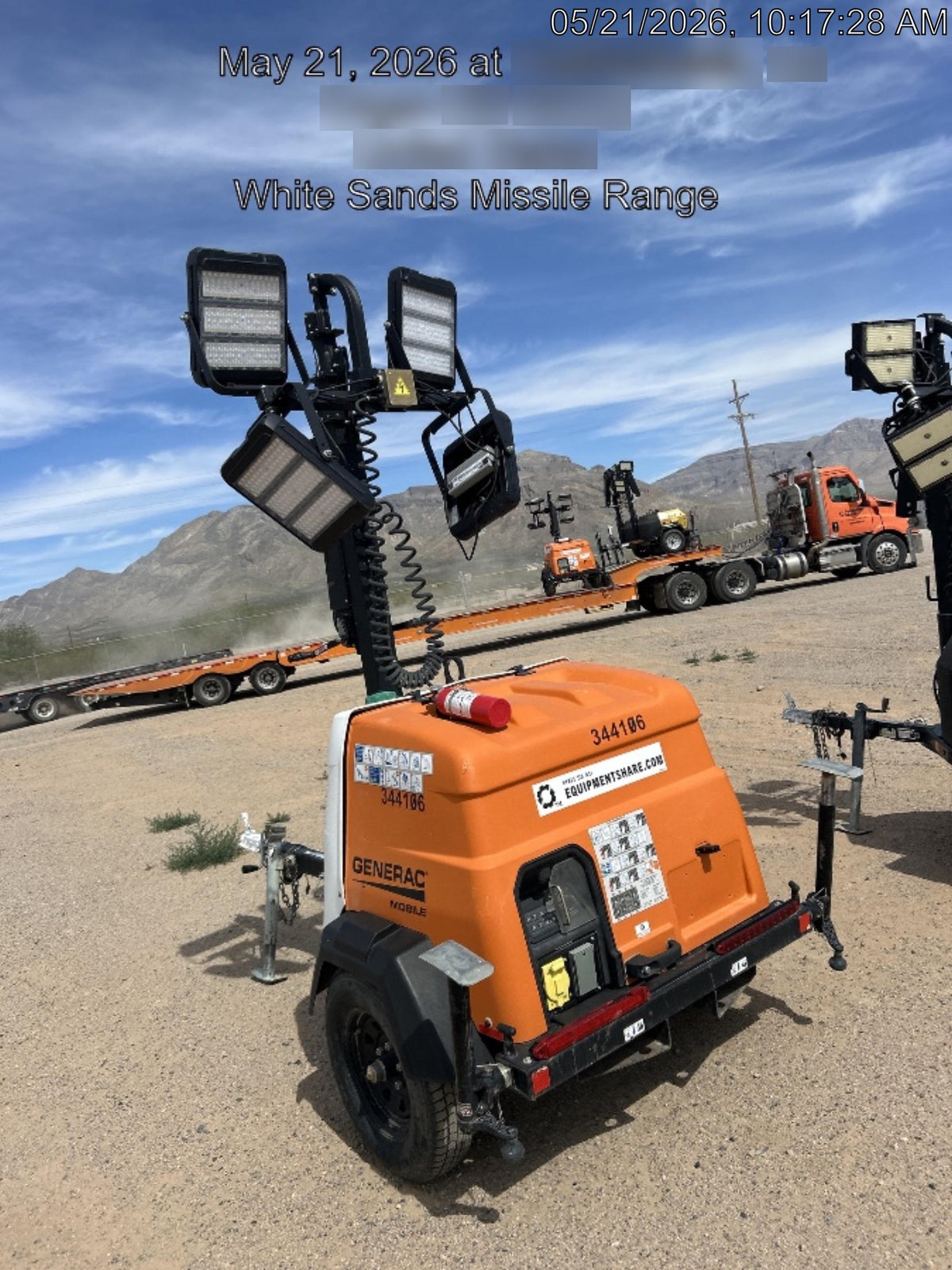 2023 Generac MLT2 Diesel, Flex Switch 120V Input, Powerzone Controller, (4) 320W LED Lights, 4kW Generator, 39.9 Gal Fuel Tank, 2" Ball, T3