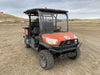 2022 Kubota RTV-X1140W-H Plastic Canopy, Windshield Acrylic Clear, LED Strobe Light, Wire Harness Kit, Back up Alarm