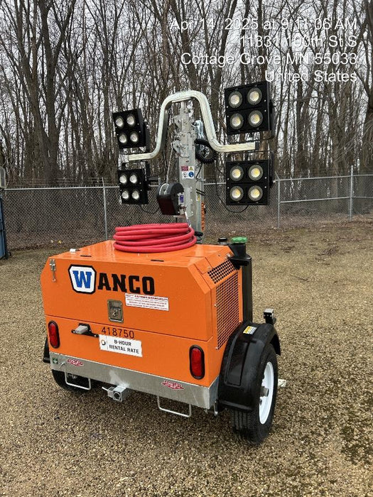 2024 Wanco WLTT-4MM4K Diesel, Deep Sea Controller, Shore Power Plug, Auto Start, (4) 350W LED Floodlights, 4kW Generator, 60 Gal Fuel Tank, 2" Ball, T3