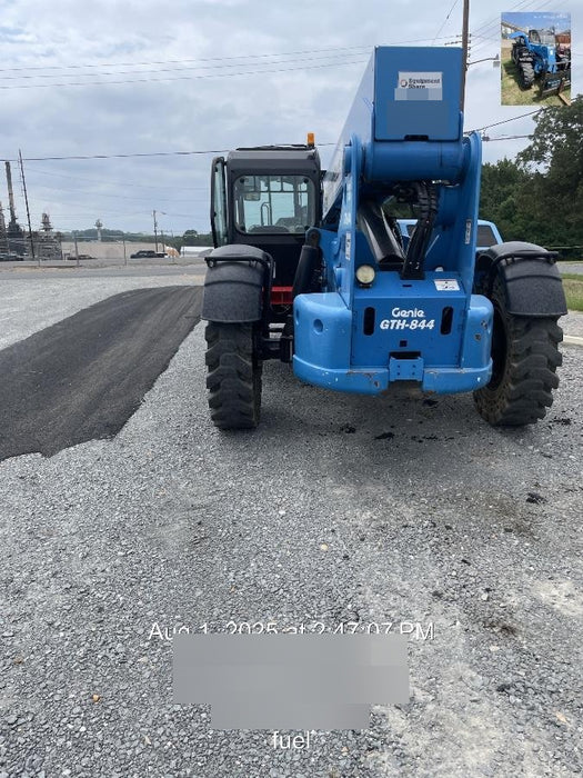 2020 Genie GTH-844 Cab/Heat/Air, Solid Tires, Work Lights, Beacon, Aux Hydraulics, Back up Alarm, Lifting Eye
