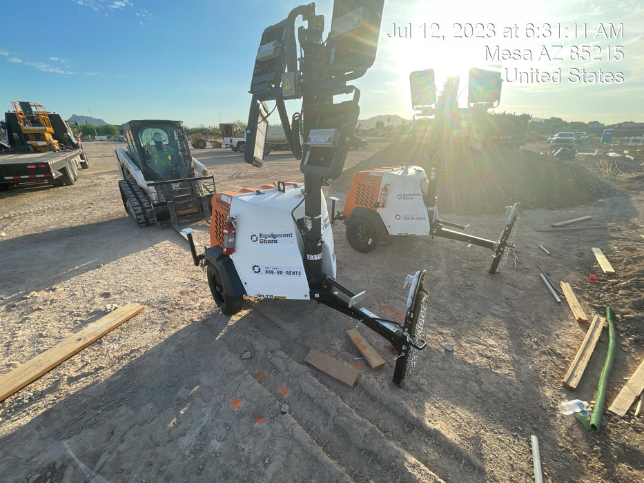 2023 Generac MLT2 Diesel, Flex Switch 120V Input, Powerzone Controller, (4) 320W LED Lights, 4kW Generator, 39.9 Gal Fuel Tank, 2" Ball, T3