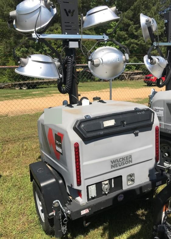 2019 Wacker Neuson LTV6L-MH Wacker Neuson LTV6L Mobile Light Tower w/Fuel Level Sensor Installed