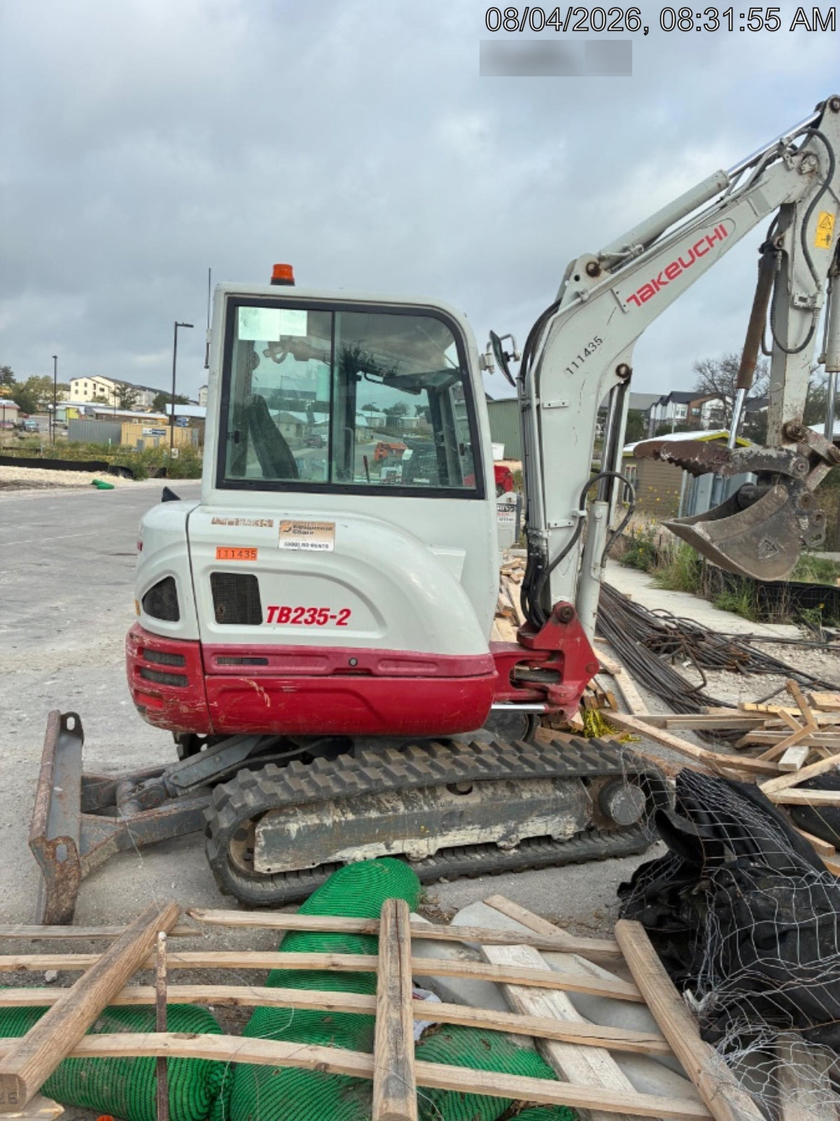 2020 Takeuchi TB-235-2CR Cab/Heat/Air, Rubber Tracks, Manual TAG QC