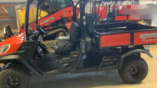 2021 Kubota RTV-X1140W-H Plastic Canopy, Windshield Acrylic Clear, LED Strobe Light, Wire Harness Kit, Back up Alarm