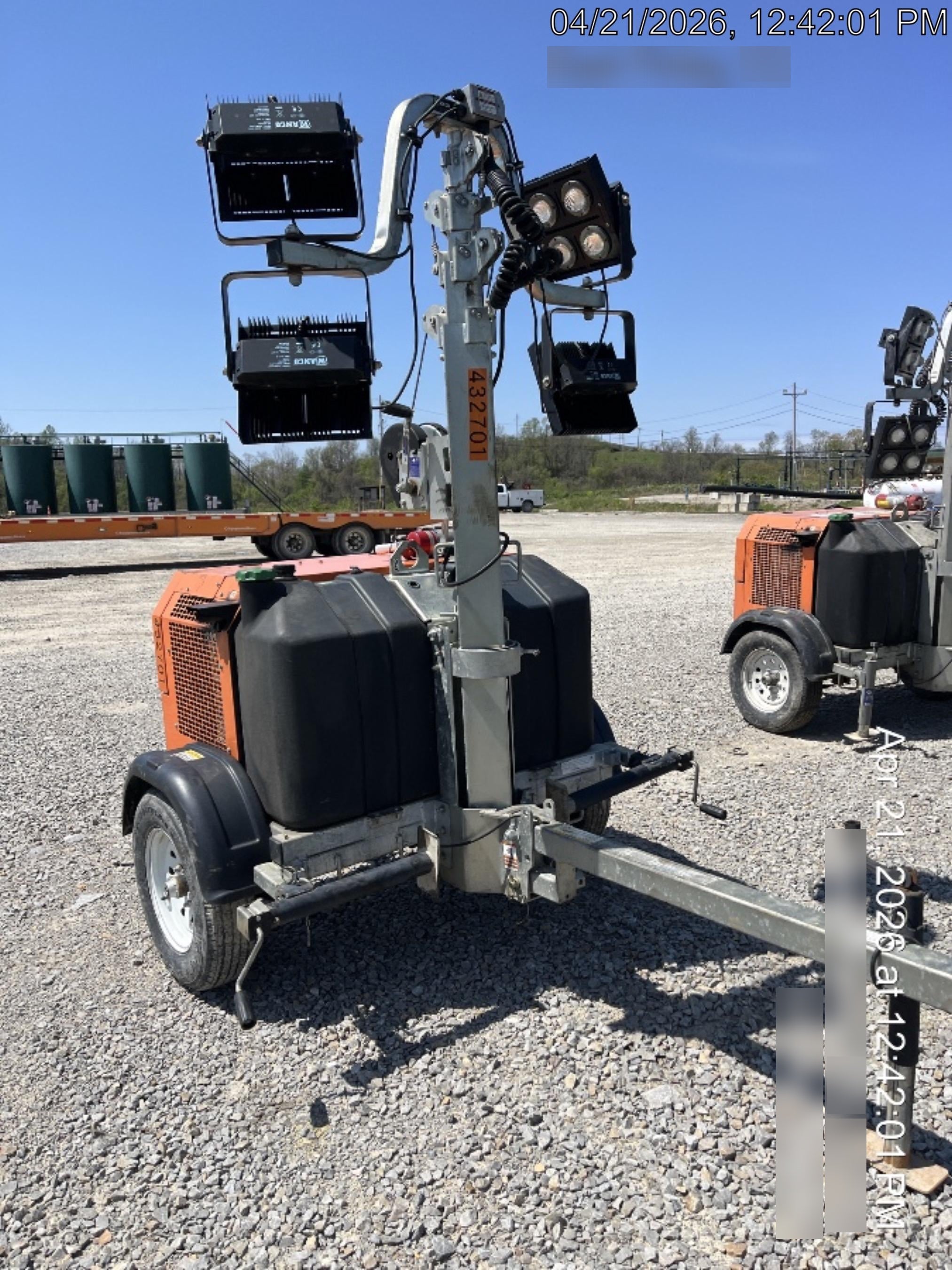 2024 Wanco WLTT-4MM4K Diesel, Deep Sea Controller, Shore Power Plug, Auto Start, (4) 350W LED Floodlights, 4kW Generator, 60 Gal Fuel Tank, 2" Ball, T3