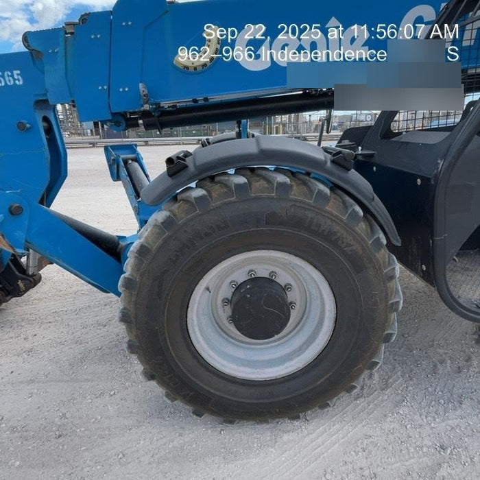 2018 Genie GTH-1056 Genie GTH-1056 w/Open ROPS, Solid Tires, Work Light/Beacon, 60" Carriage and Forks