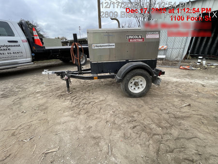 2019 Lincoln Electric Vantage 322 Ready-Pak 3, Two Wheel Trailer, Fender and Light Kit, Cable Rack