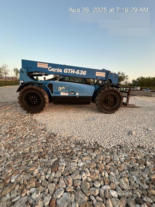 2018 Genie GTH-636 Genie GTH-636 w/Enclosed Cab w/HVAC, Work Lights, Solid Tires, Beacon, 48" Carriage and Forks