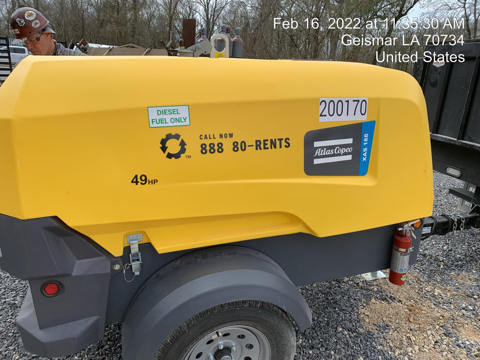 2022 ATLAS COPCO XAS188 CWK