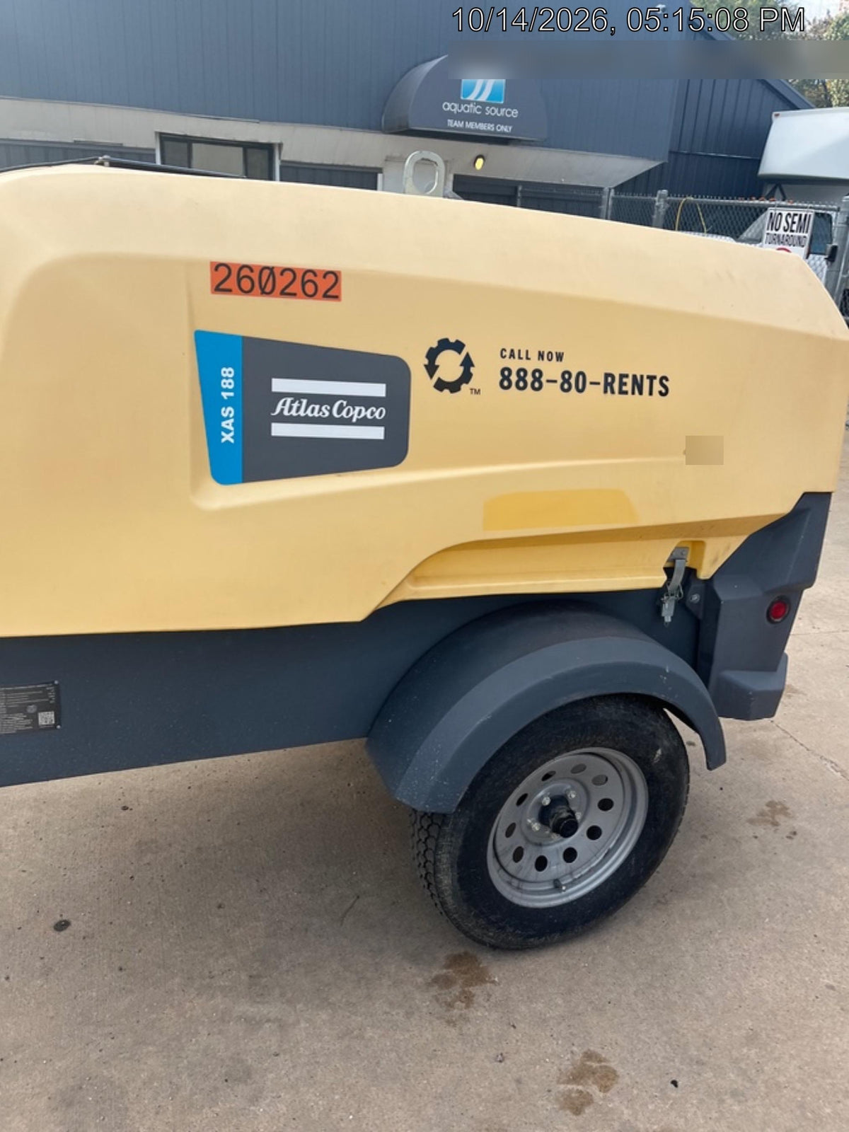 2022 ATLAS COPCO XAS188 CWK