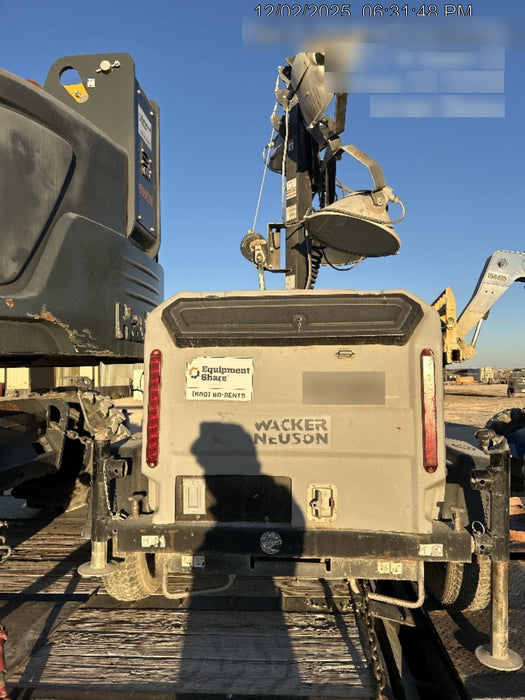 2018 Wacker Neuson LTV6L-MH Wacker Neuson LTV6L Mobile Light Tower w/Fuel Level Sensor Installed