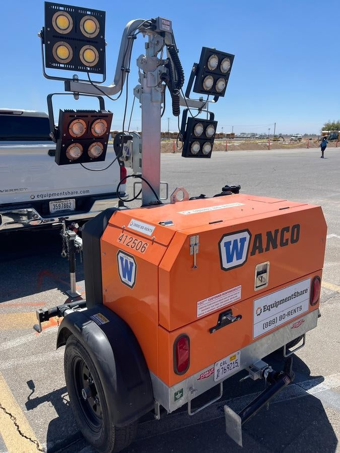 2024 Wanco WLTT-4MM4K Diesel, Deep Sea Controller, Shore Power Plug, Auto Start, (4) 350W LED Floodlights, 4kW Generator, 60 Gal Fuel Tank, 2" Ball, T3